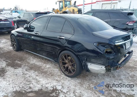 2017 Mercedes-Benz Amg C 43 4Matic z USA, uszkodzony, nr VIN 55SWF6EB5HU182117